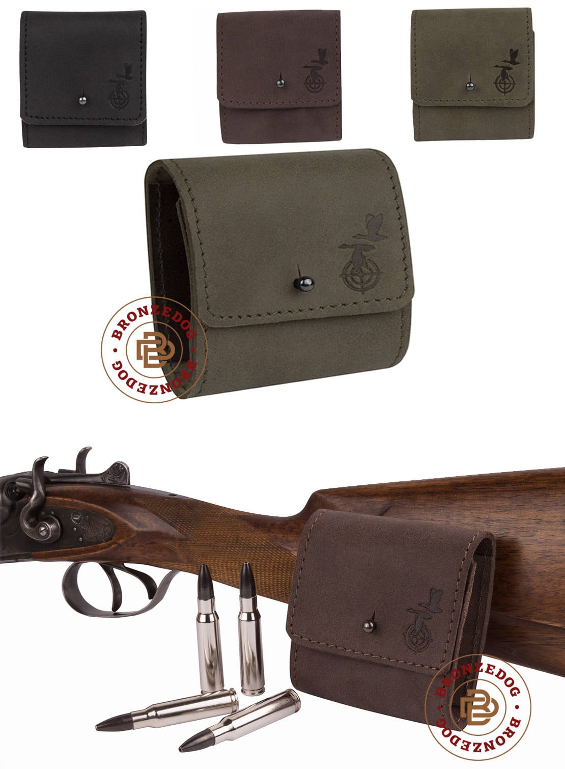 Hunting Rifle Cartridge Holder Wallet Leather Cartridge Etsy