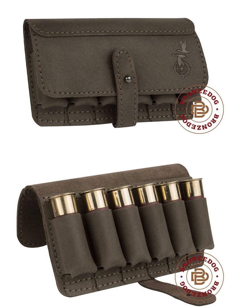 Leather Belt Cartridge Holder Handmade Shell Pouch Shotgun Etsy