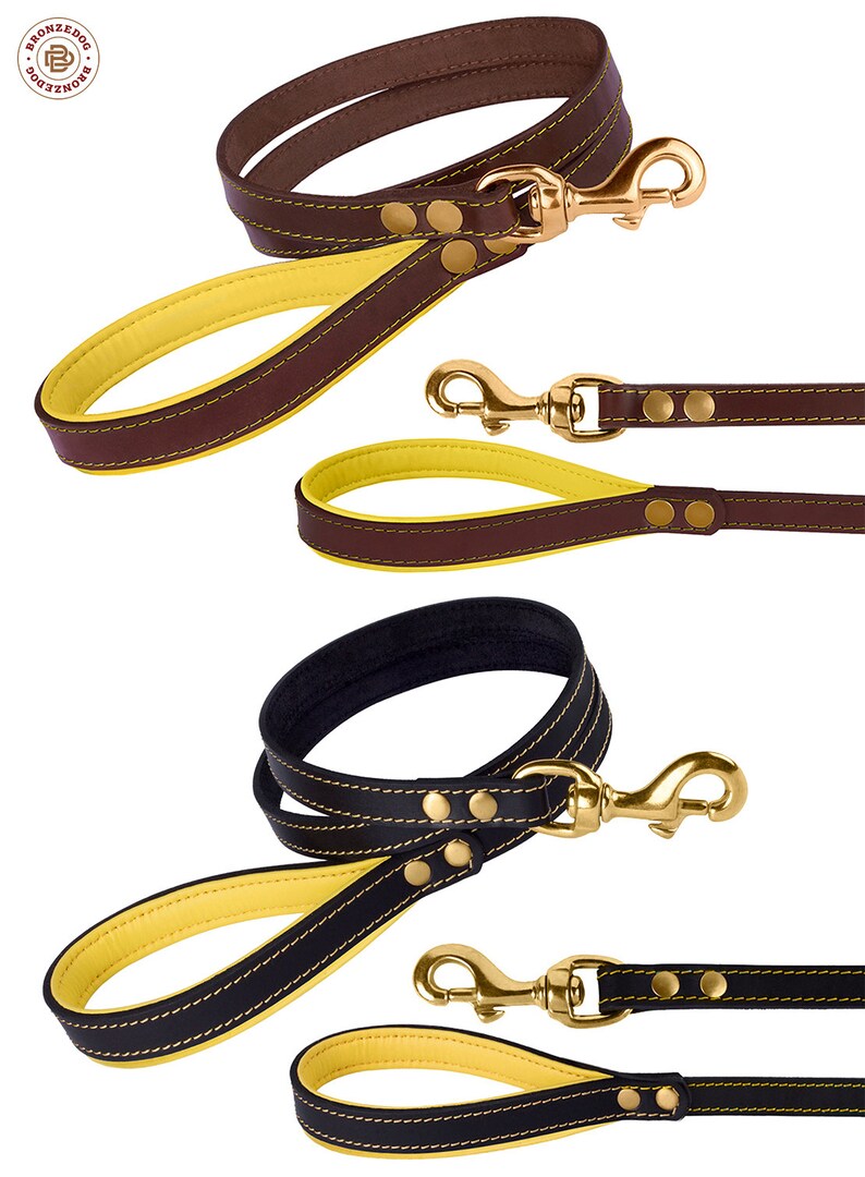 Dog Leash Leather Dog Leash Leather Dog Lead Custom Dog Etsy