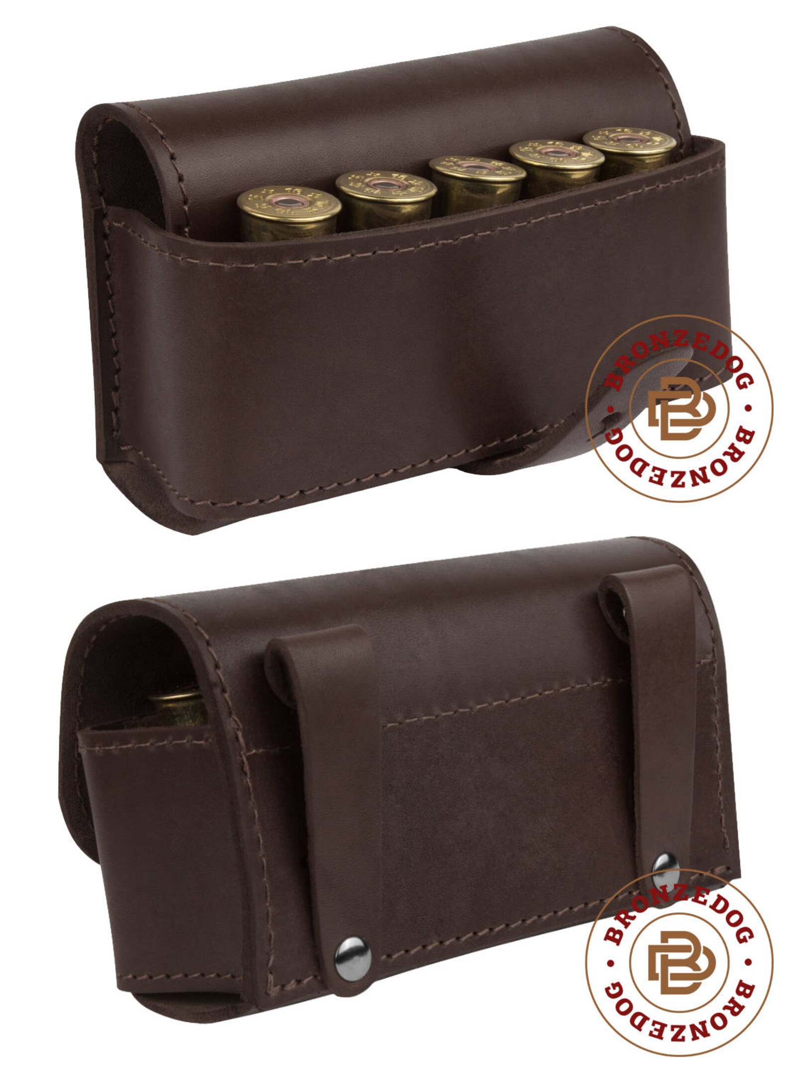 Handmade Leather Belt Cartridge Holder Shell Pouch Shotgun Etsy