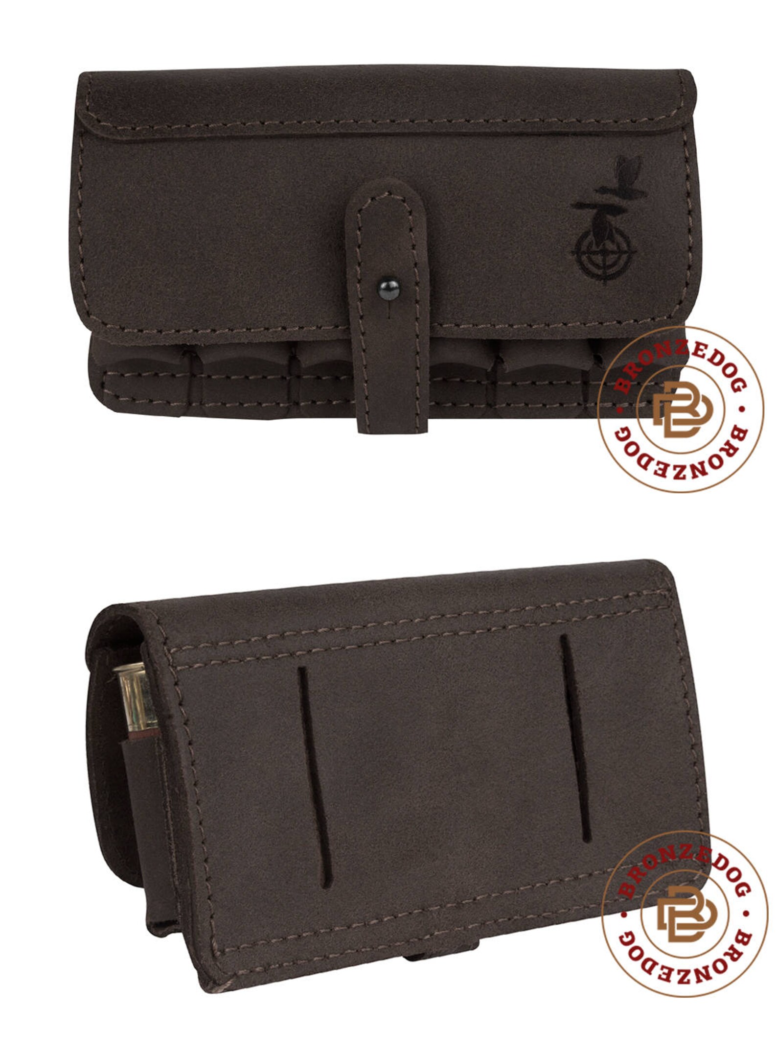 Leather Belt Cartridge Holder Handmade Shell Pouch Shotgun Etsy