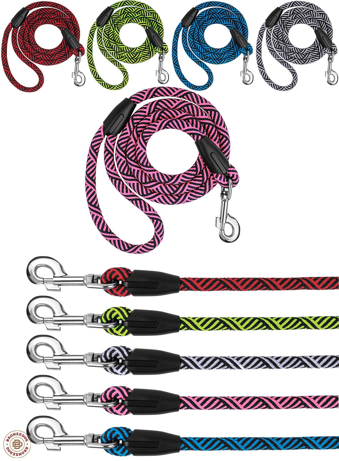 strong rope dog leads