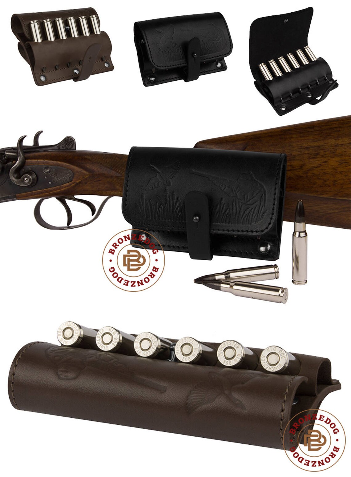 Leather Cartridge Holder Leather Belt Cartridge Holder Etsy