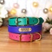 Engraved Leather Dog Collar, Dog Collar Personalized, Custom Dog Collars, Pet Collar, Collar for Small Dog with Name 
