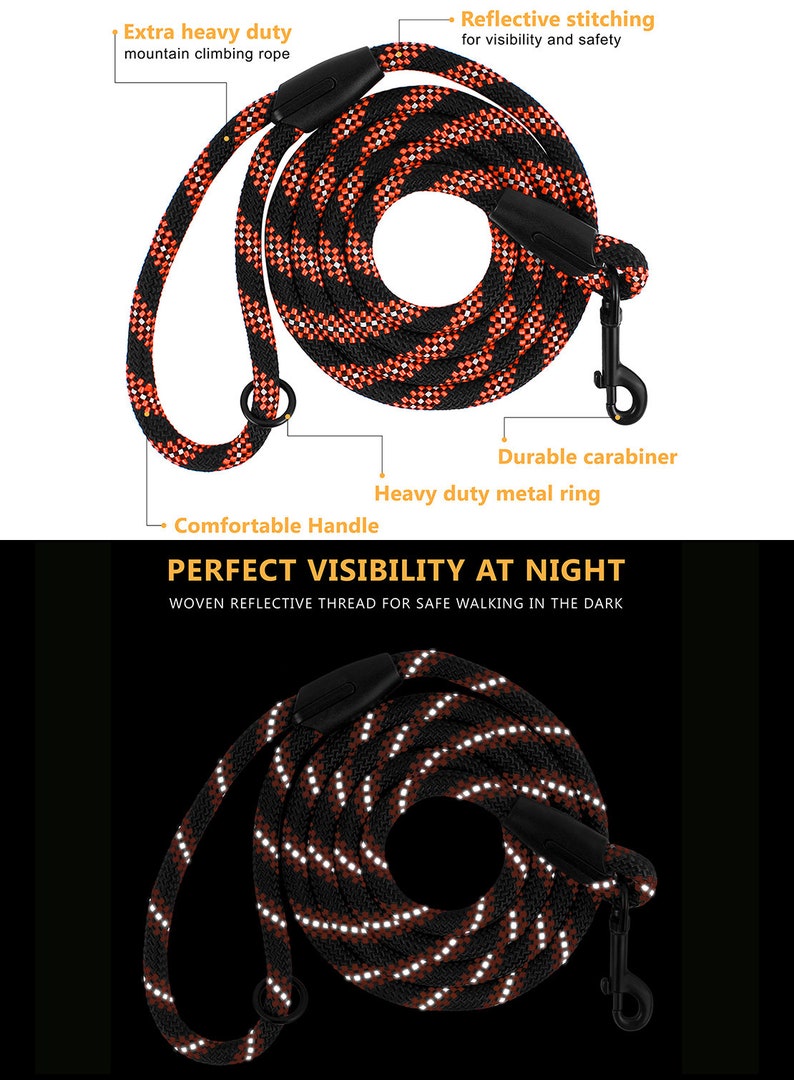 Dog Leash Rope Dog Leash Climbing Rope Dog Leash Dog Lead Etsy