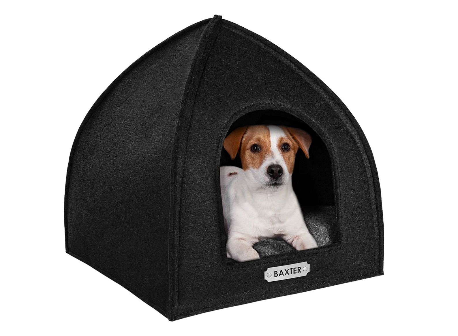 Pet House Cozy Dog Hut Personalized Puppy Bed Wool Blend Etsy