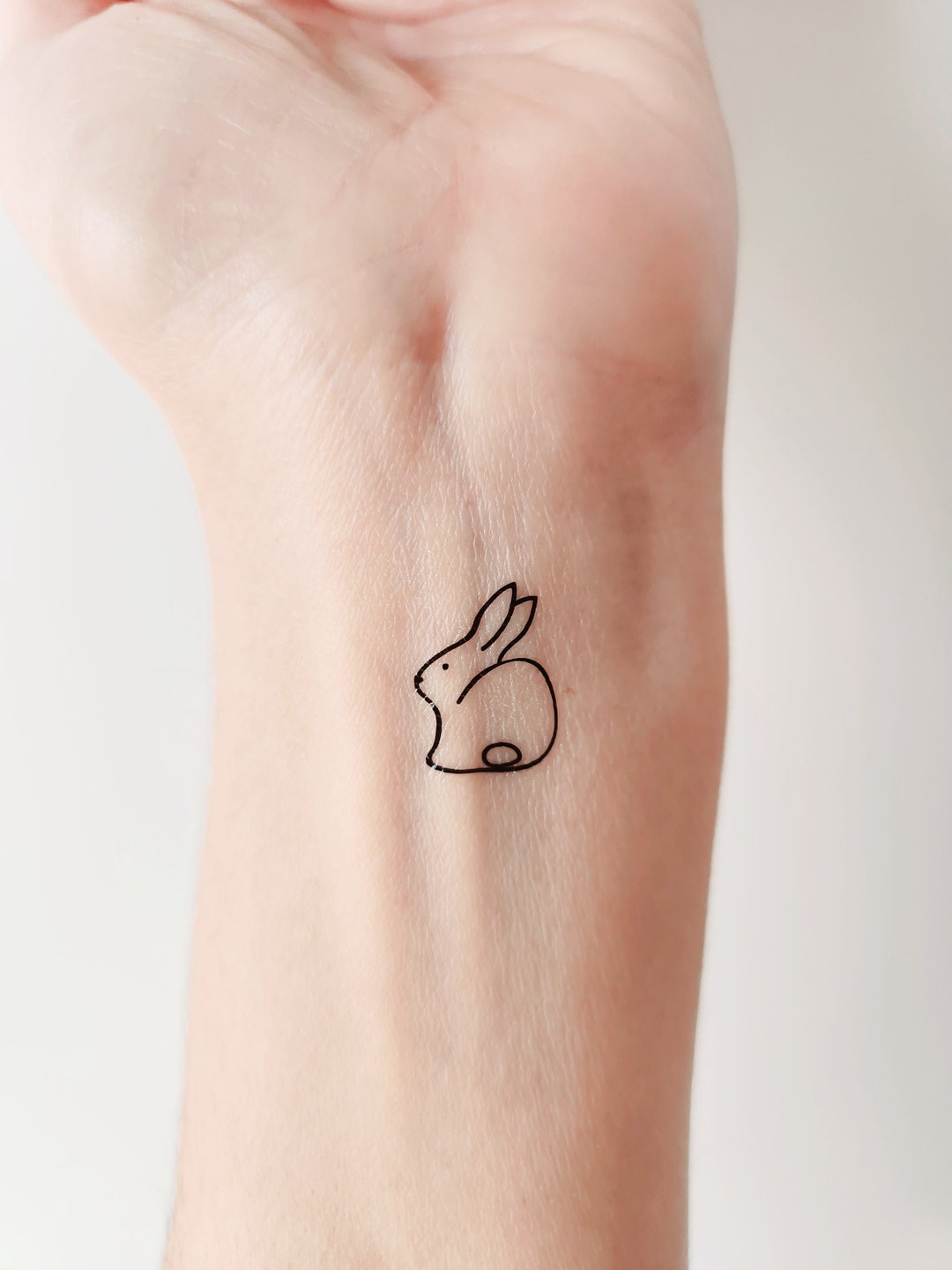 4 Rabbit Temporary Tattoos - Etsy