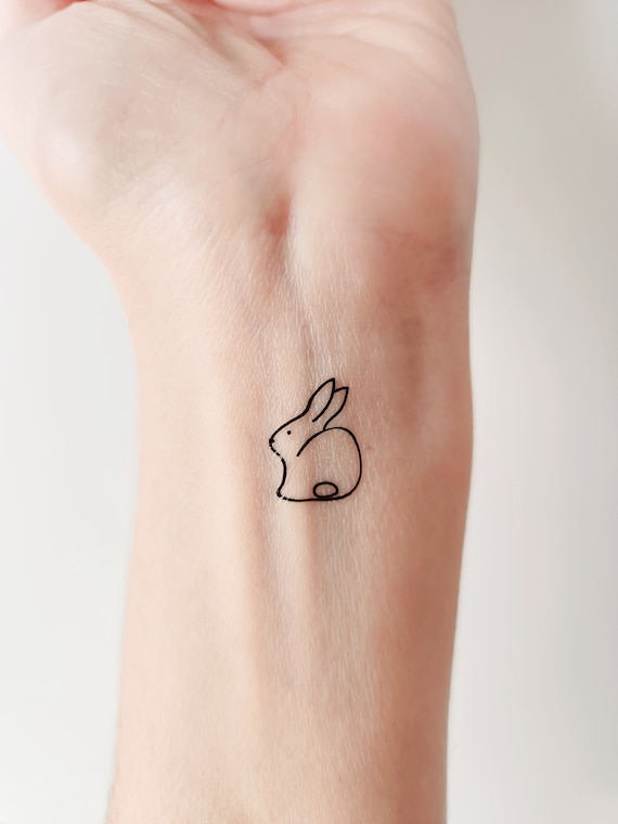 Tattoosday (A Tattoo Blog): Jennie's Rabbit (from the Archives)