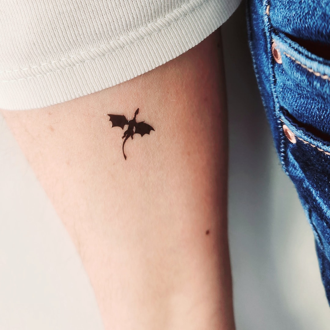 Small Game of Thrones Dragon Tattoo Idea