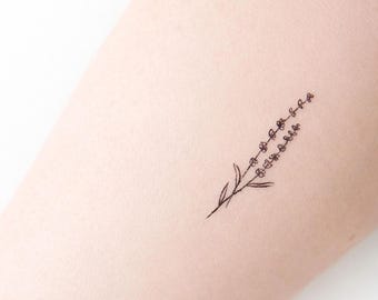 little lavenders temporary tattoo