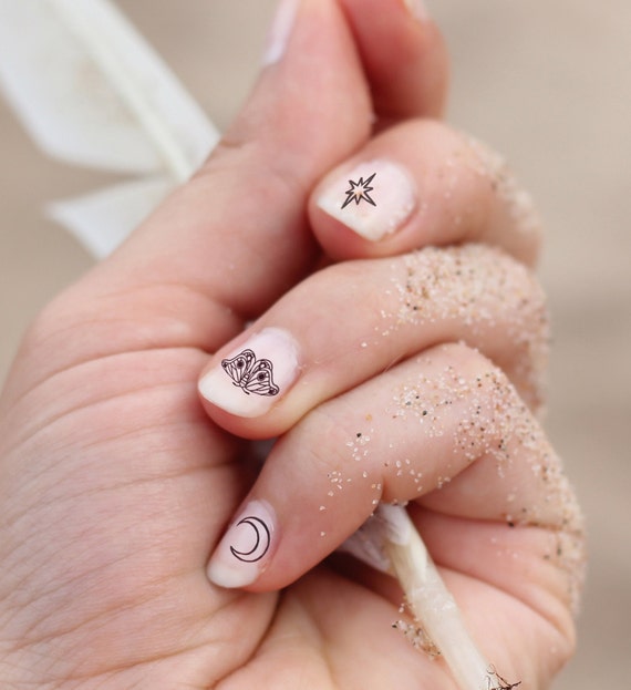 Temporary Tattoo Nail Decals