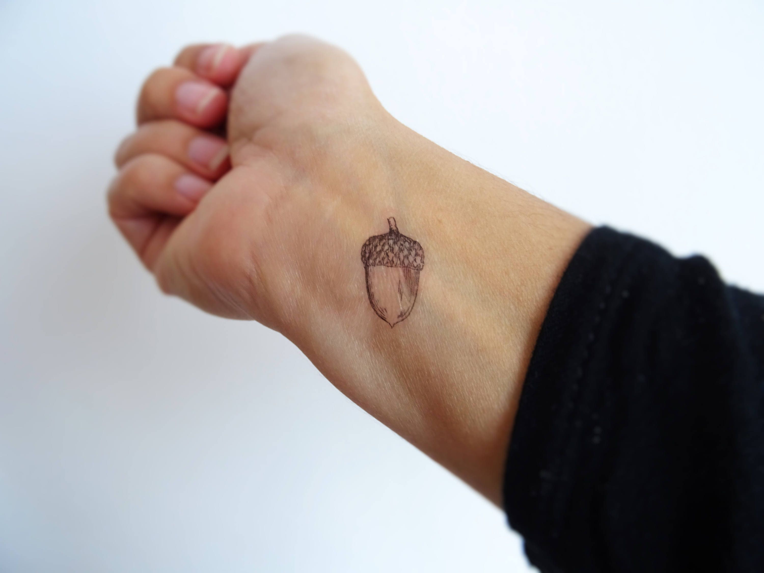 Simple Acorn Tattoo