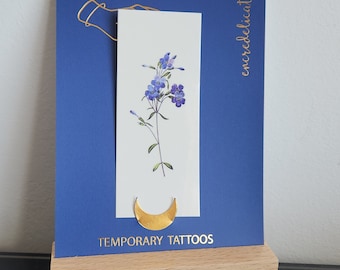 tatouage temporaire fleur forget me nots