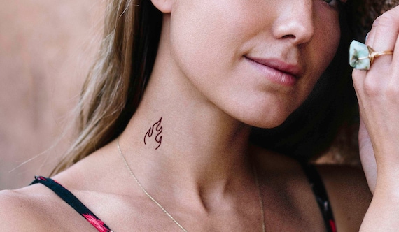 Discover 63 flame neck tattoos  thtantai2