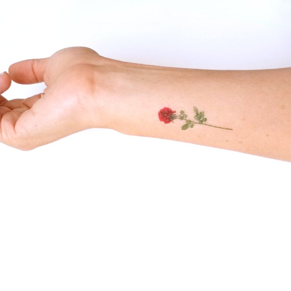 Red rose × Skeleton fingers #tattoos #handtattoo #rose #rosetattoo #re... |  TikTok