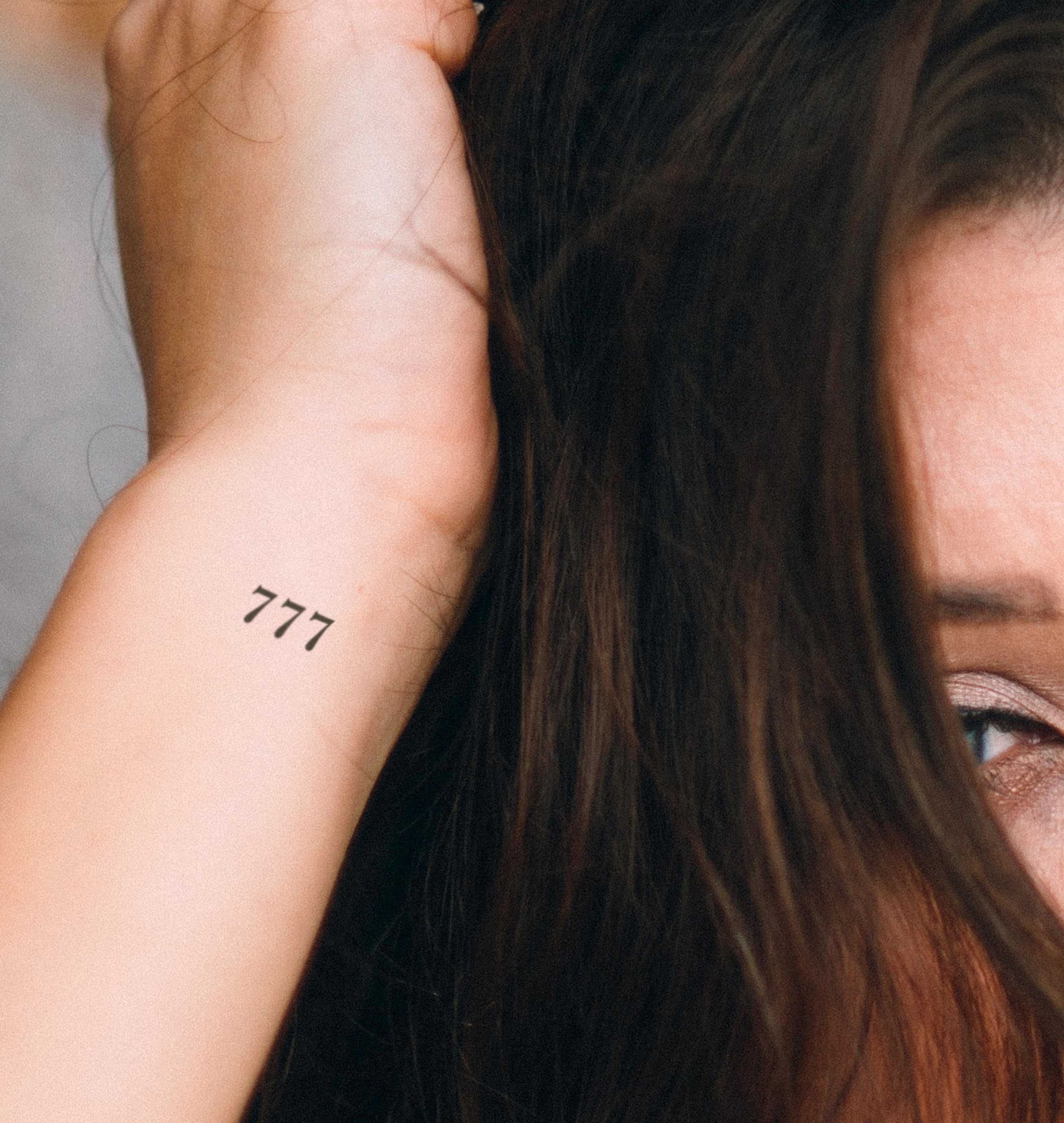 777 Angel Number Temporary Tattoos set of 4 - Etsy Finland