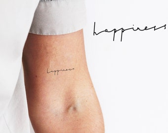 happiness   Girly tattoos Tattoos Dainty tattoos