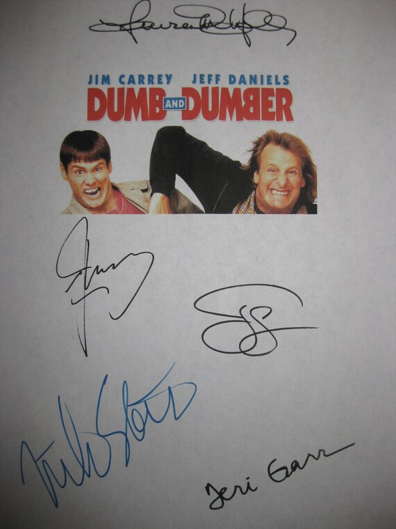 dumb and dumber screenplay