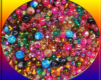 Really mix improved glass of pearls coloured mix