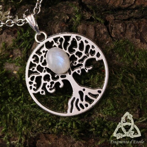 collier lune arbre de vie collier lune arbre de vie