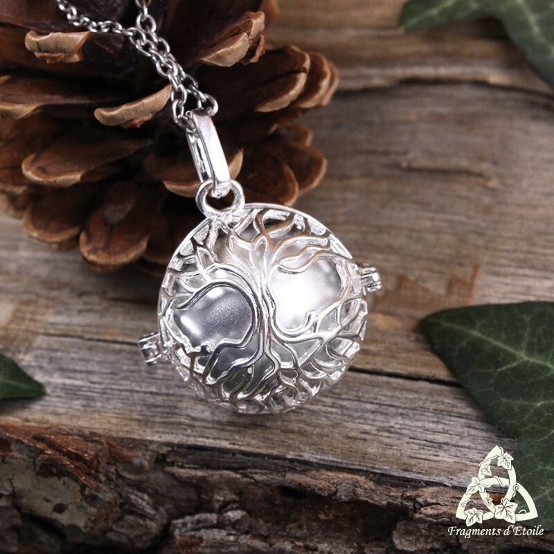 Pregnancy Bola Necklace Yggdrasil Tree 