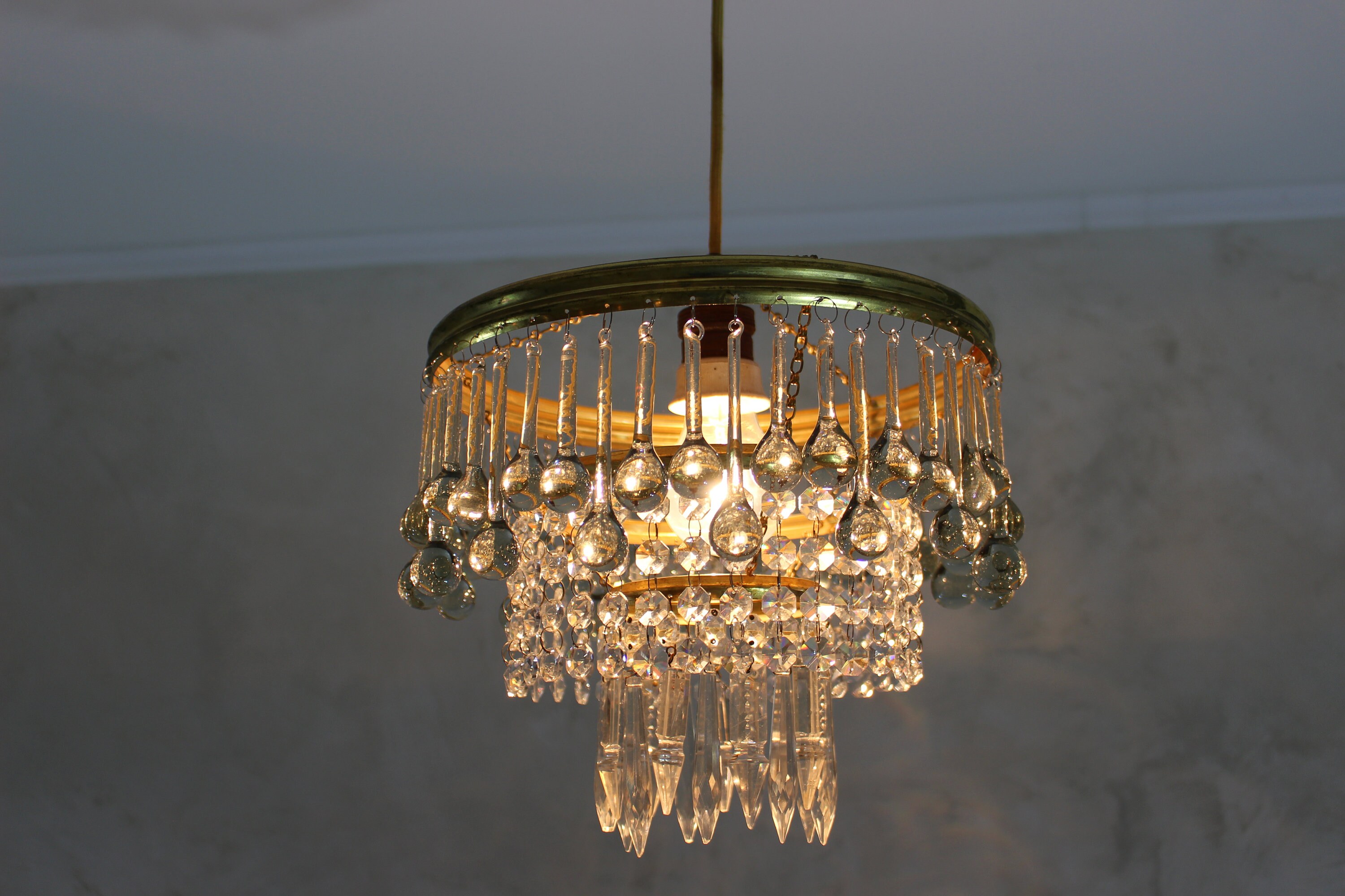 Vintage 2024 waterfall chandelier