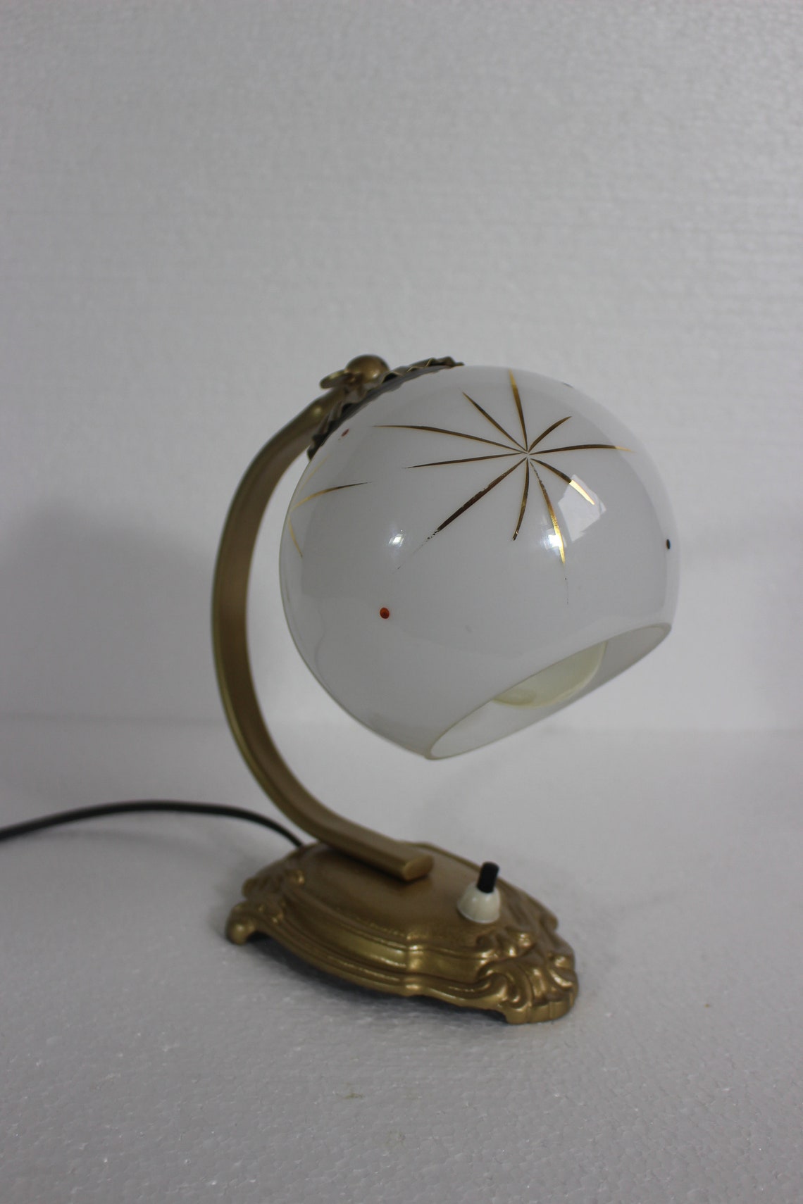 Vintage Table Lamp / Desk Lamp / Bedside Lamp / Art Deco Era Etsy