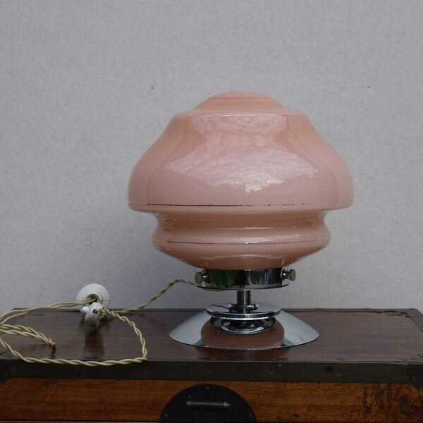 Mid Century Mushroom Table Lamp / Vintage Table / Desk Lamp / Space Age Design Lamp / 1970s