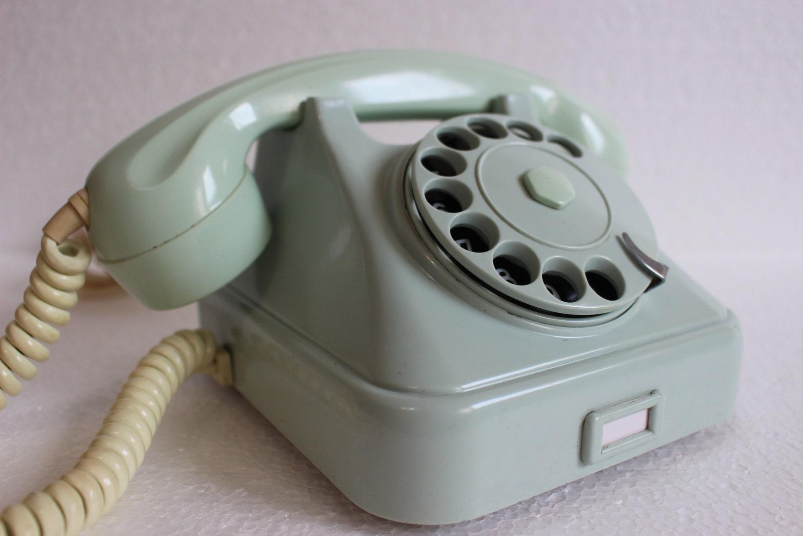 Vintage Mint Green Bakelite Rotary Telephone ATA 12 by Iskra/ Etsy