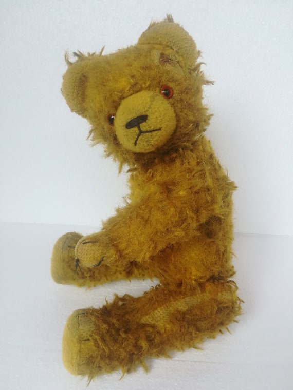 antique mohair teddy bear