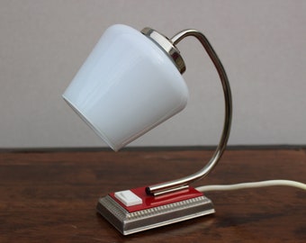 Vintage Small Table Lamp / Retro Bedside Nightstand Lights / Mid Century Light / 1960s