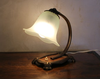 Vintage Tischlampe / Vintage Schreibtischlampe / Art Deco Lampe / Nachttischlampe / 1940er Jahre