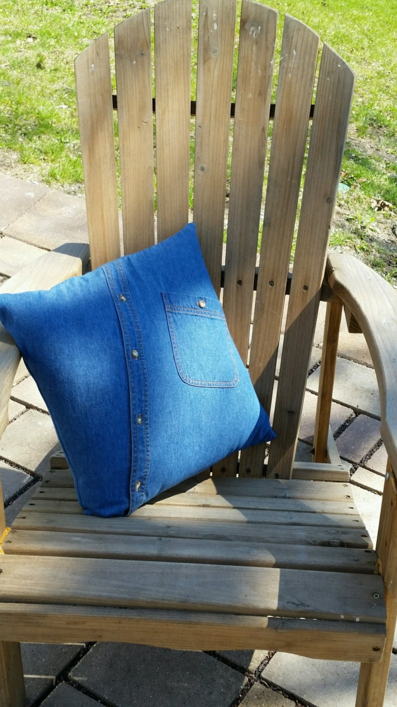 Custom Shirt Pillow, Memory Pillow, My Dad's Shirt, in Memory Of