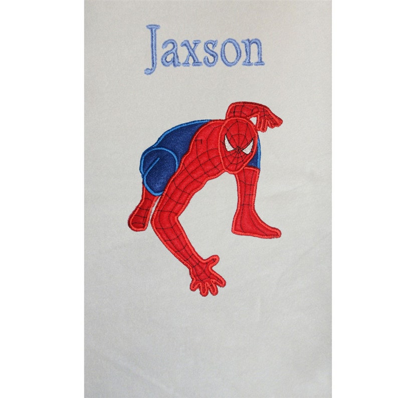 Spiderman Personalised Super Soft Fleece Baby Blanket Etsy