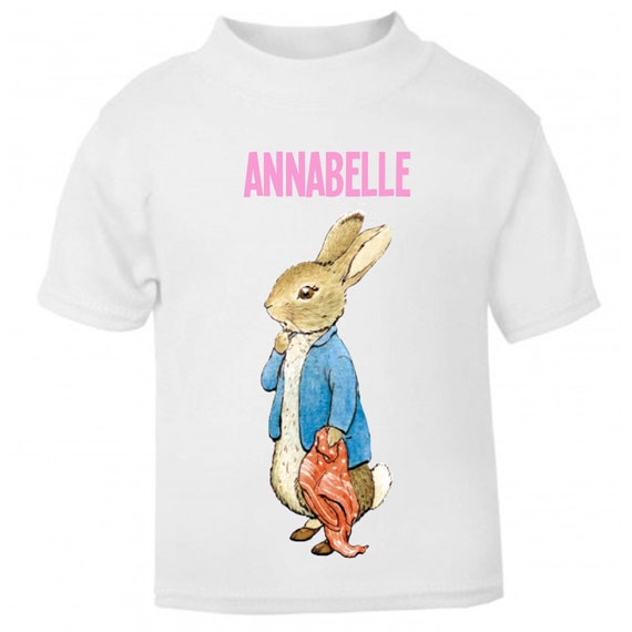 Printed with Your OWN Message Peter Rabbit In The Garden Unisex T Shirt