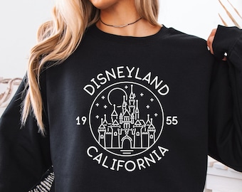 Disneyland 1955 UNISEX Shirt, Sweatshirt or Hoodie, Disney Sweatshirt, Disney Shirt, Disneyland Sweatshirt, Disneyland California 1955