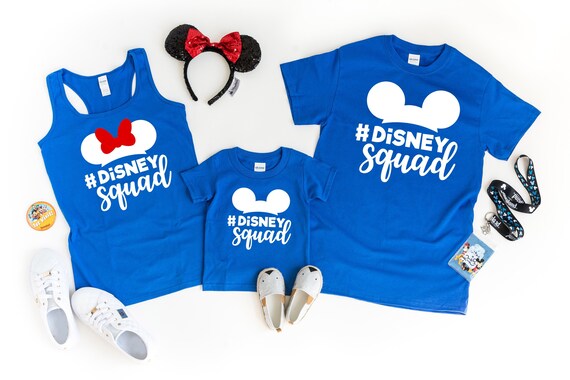 disney squad family shirts