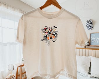 Disney Halloween Balloons Heavyweight Boxy T-Shirt, Halloween Shirt