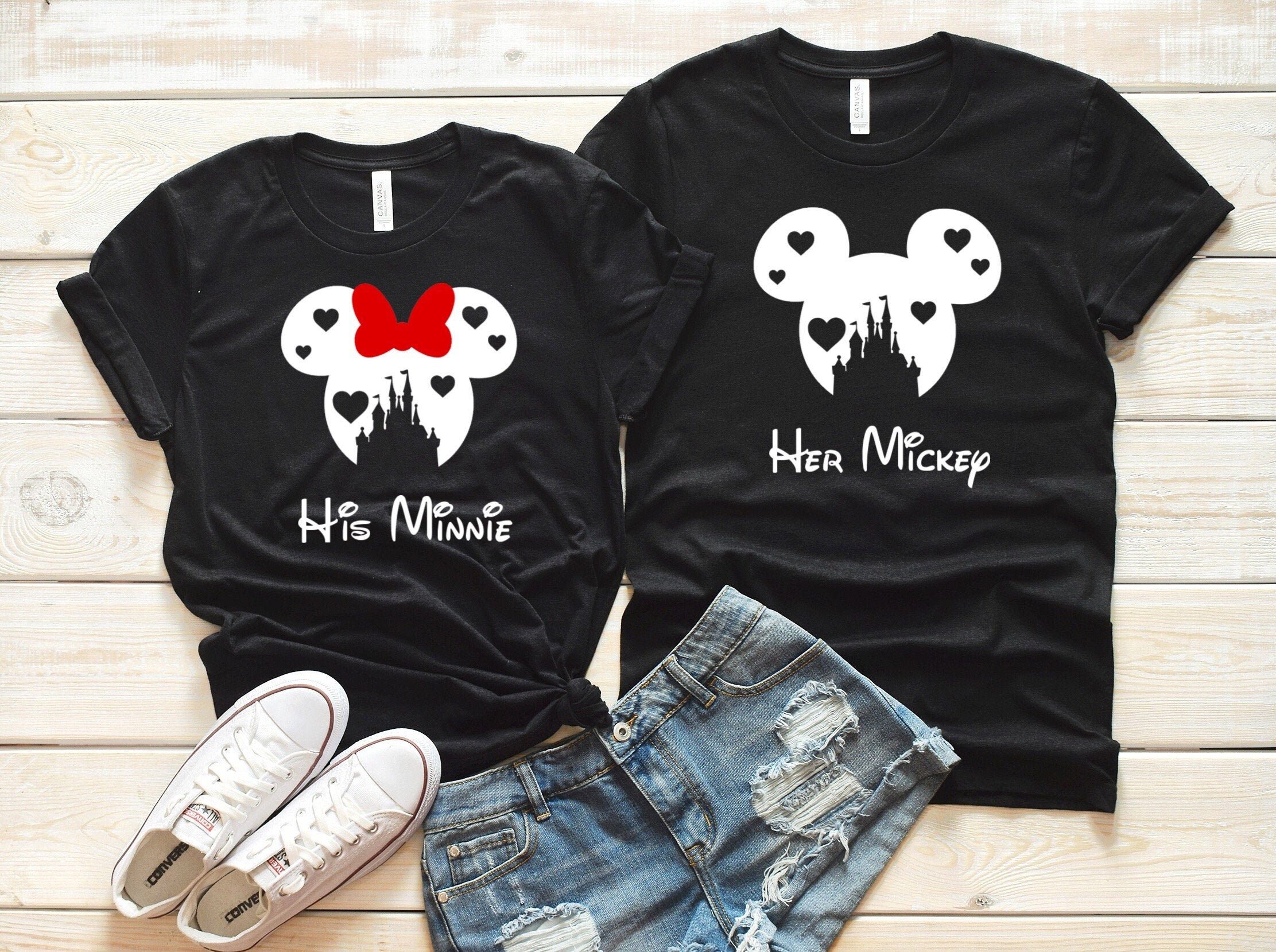 Discover Heart castle disney inspired shirts,  Disney couples shirts, Gift for her, Disney couples tess