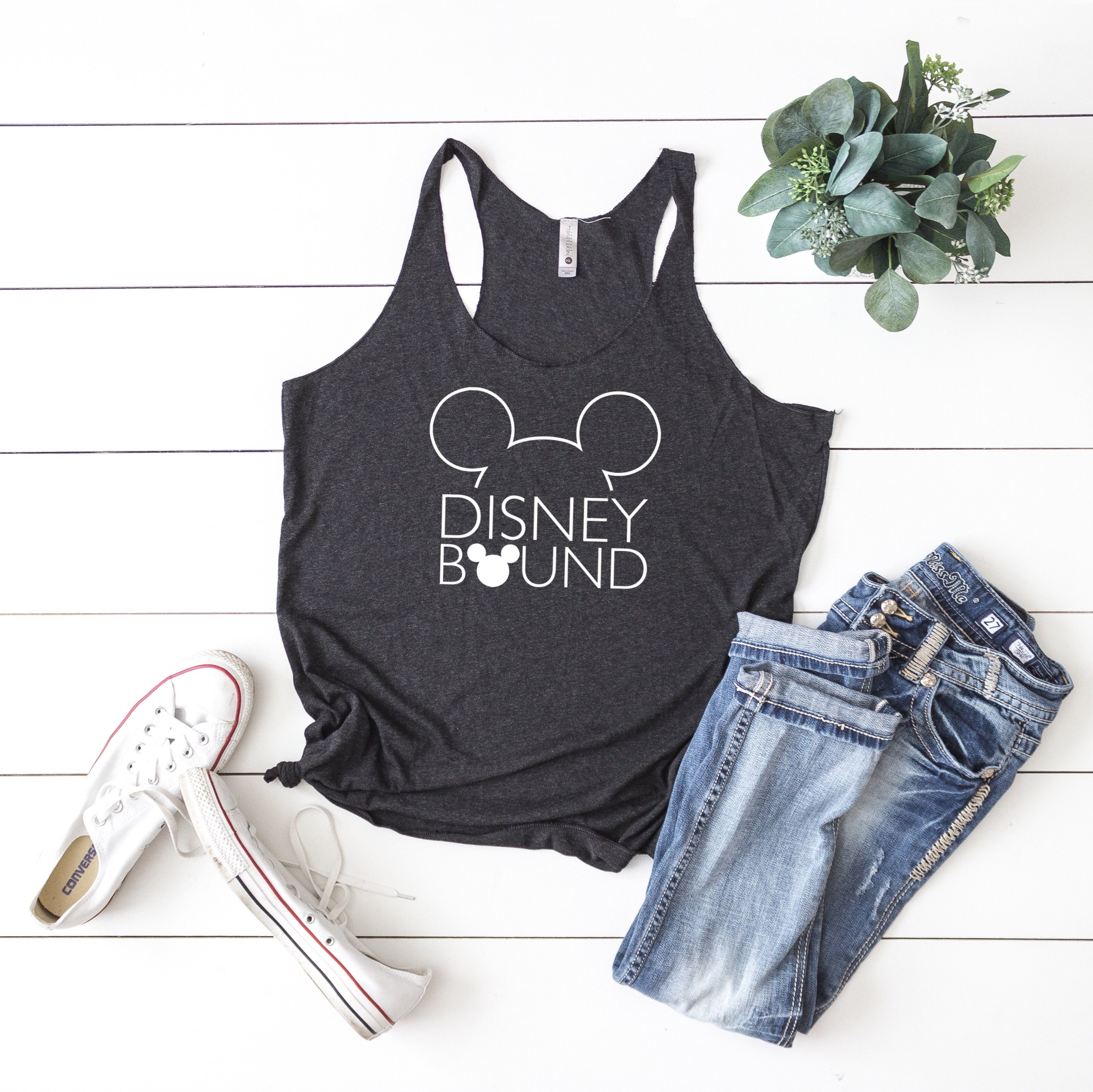 Disney Bound triblend Racerback tank Disney bound shirt | Etsy