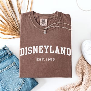 Disneyland Est. 1955 UNISEX Shirt, Disney Shirt, Disneyland Tee, Disneyland California 1955 Shirt, Disney Trip Shirt image 1