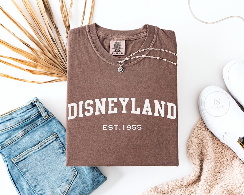 Disneyland Est. 1955 UNISEX Shirt, Disney Shirt, Disneyland Tee, Disneyland California 1955 Shirt, Disney Trip Shirt image 1