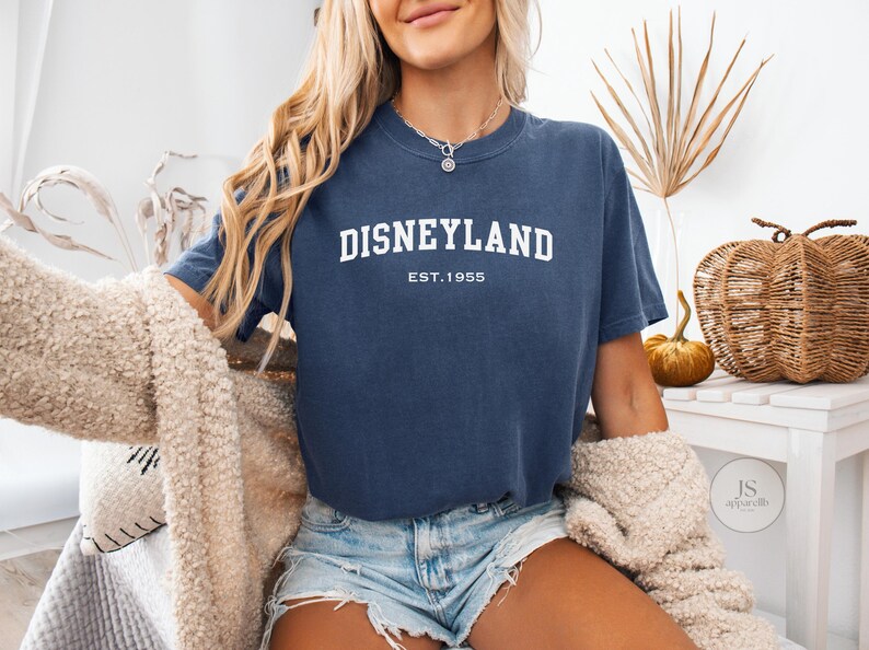Disneyland Est. 1955 UNISEX Shirt, Disney Shirt, Disneyland Tee, Disneyland California 1955 Shirt, Disney Trip Shirt image 2