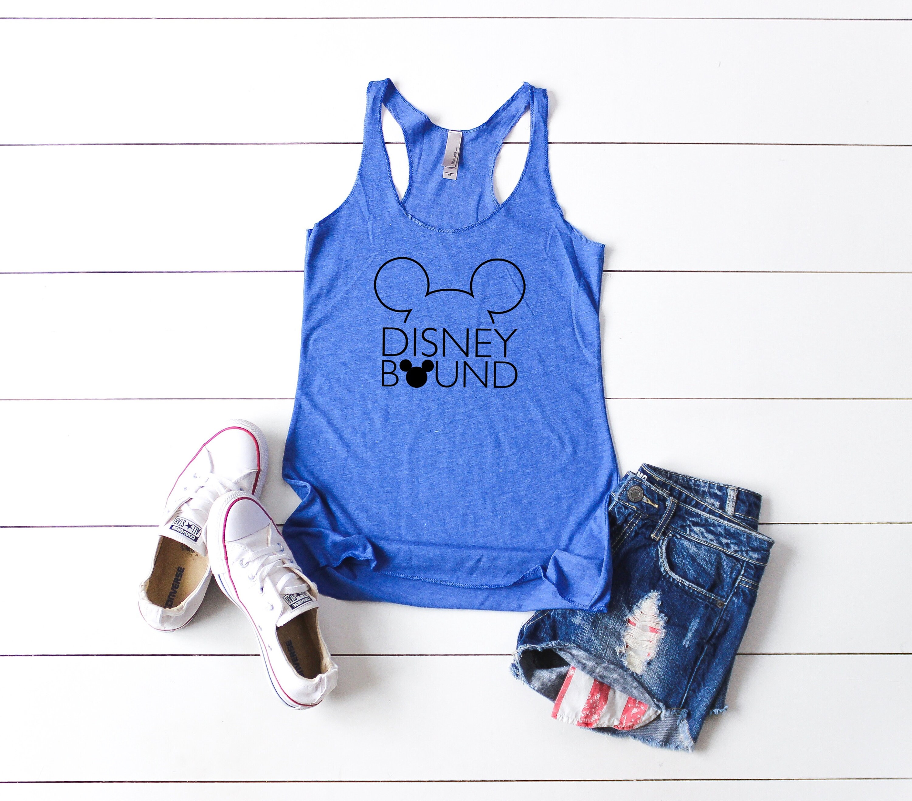 Disney Bound triblend Racerback tank Disney bound shirt | Etsy