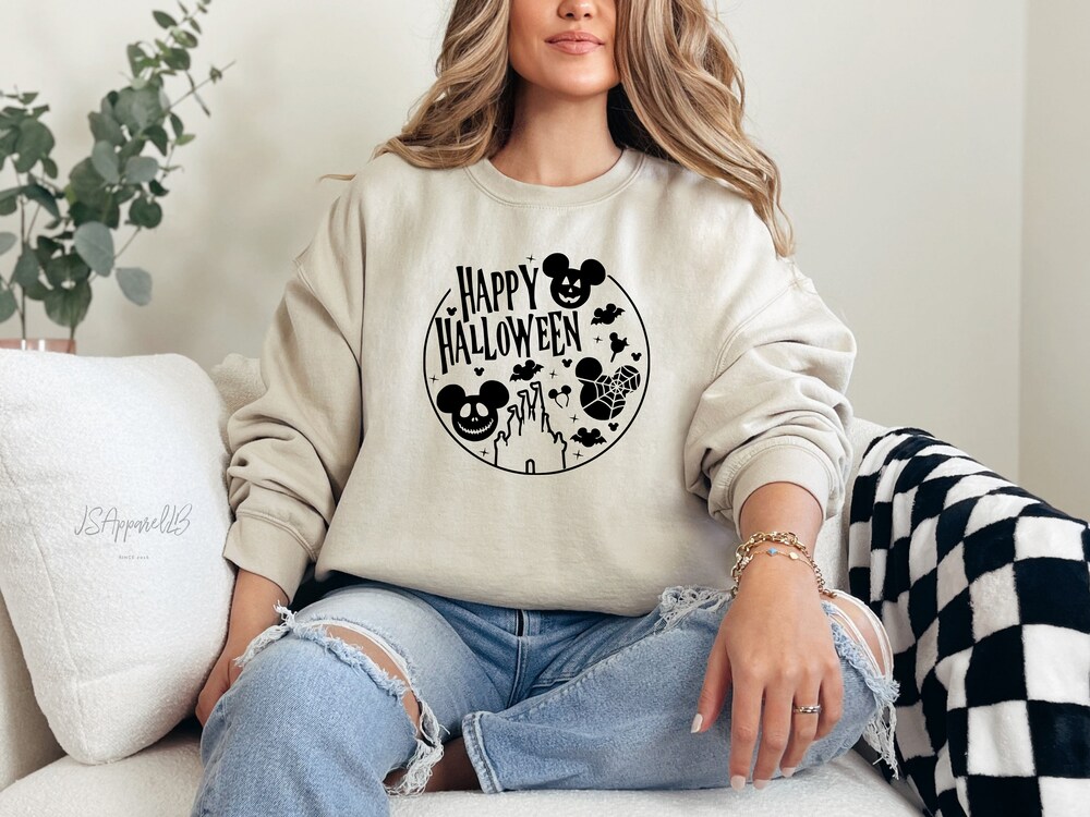 Happy Halloween Unisex Shirt, Sweatshirt Or Hoodie, Disney Halloween Shirt, Halloween Disney Trip Sweatshirt, Disney Halloween