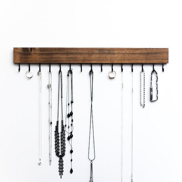 Wood Jewelry Holder Etsy