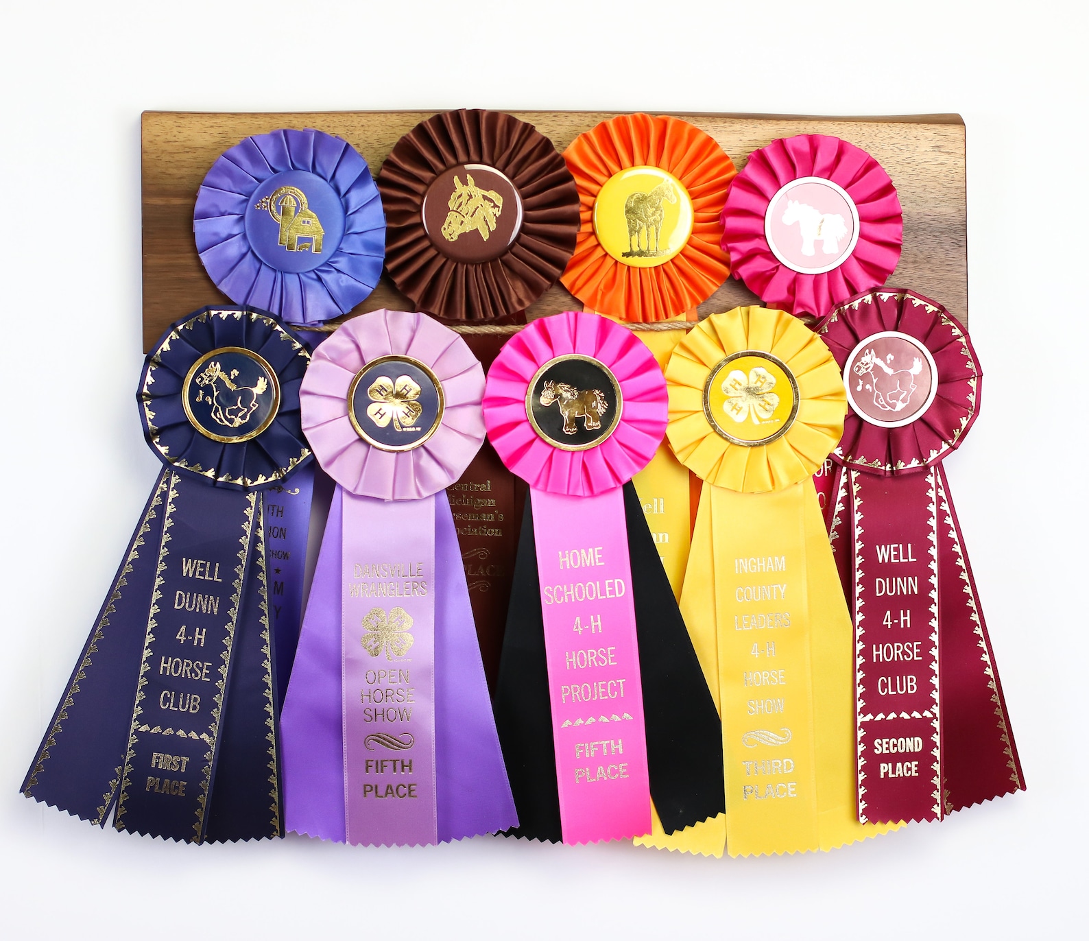 Natural Wood Horse Show Ribbon Display/ Horse Award Display/ Etsy