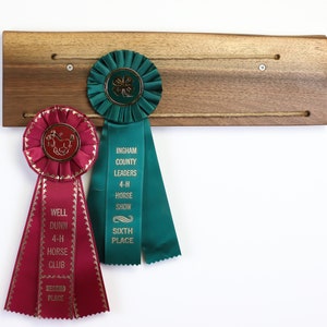 Wooden Horse Show Ribbon  Award Display