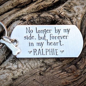 Personalized pet memorial keychain. Dog memorial gift. Loss of pet sympathy gift. Rainbow bridge keychain. Cat loss dog loss gift. In memory