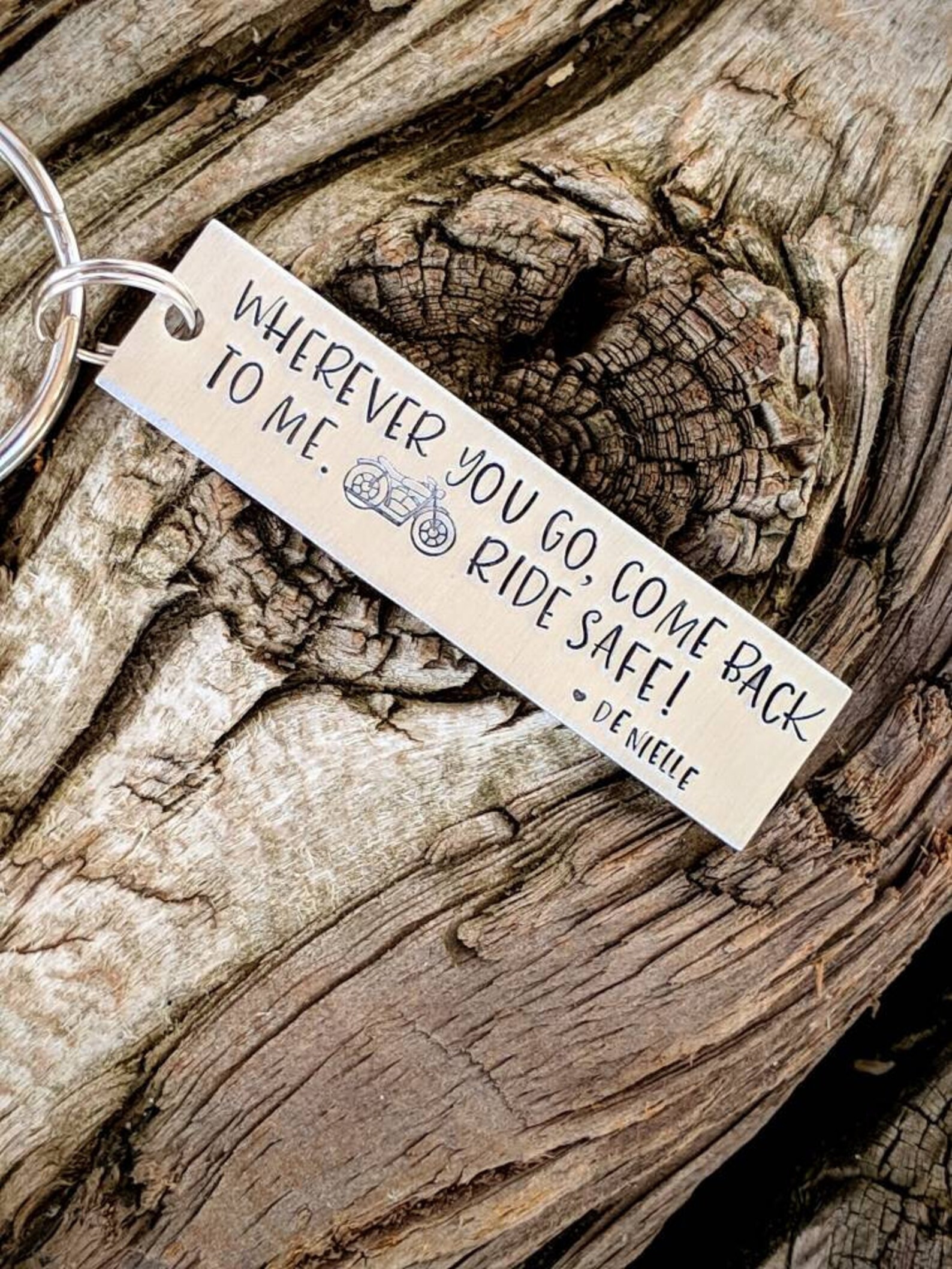 Motorcycle Quotes Keychains Personalized Hand Stamped Motorcycle Keychain. Biker Gift. Gift for ...